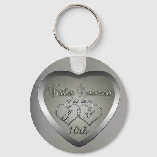 Punched Tin 10 Year Anniversary キーホルダー (正面)