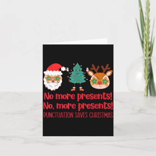 Punctuation Saves Christmas Reading Teacher Ela Gr カード (正面)
