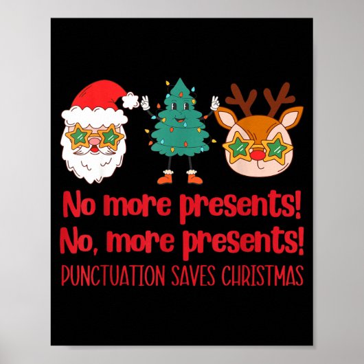 Punctuation Saves Christmas Reading Teacher Ela Gr ポスター (正面)