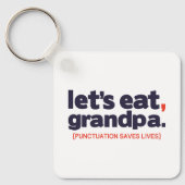 Punctuation saves lives キーホルダー (正面)