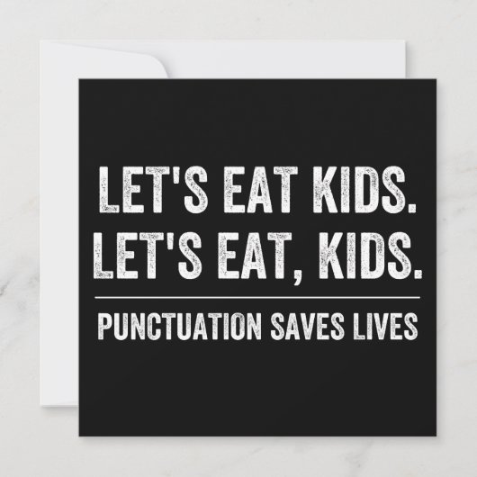 Punctuation Saves Lives セーブザデート (正面)