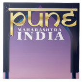 Pune, Maharashtra India休暇ポスター タイル (正面)
