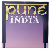 Pune, Maharashtra India休暇ポスター タイル (正面)