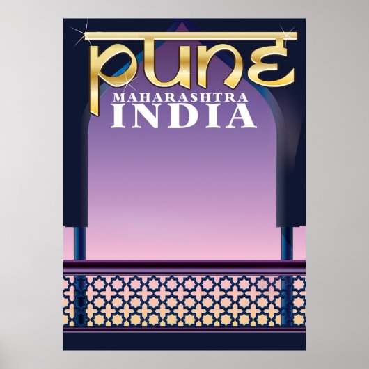 Pune, Maharashtra India休暇ポスター ポスター (正面)