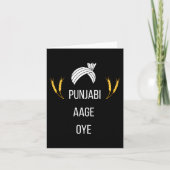 Punjabi Aa Gaye Oye Diljit Dosanjh Lohri Gift Holi カード (正面)
