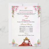 Punjabi Sikh Wedding Anand Karaj Gurudwara Card 招待状 (裏面)