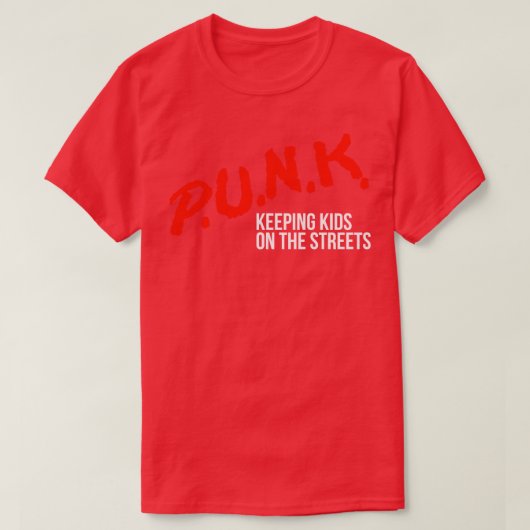 PUNKの保通り Tシャツ (デザイン正面)