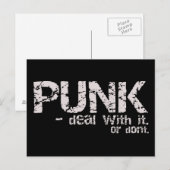 PUNKはがき ポストカード (正面/裏面)