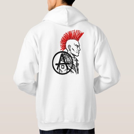 Punk attitude パーカ (裏面)