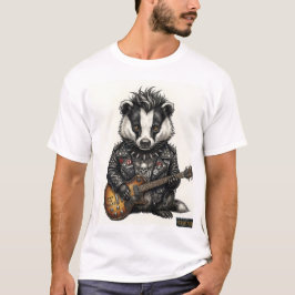 Punk Badger "ALEXA" – Double-Sided Edgy 3D  Tシャツ