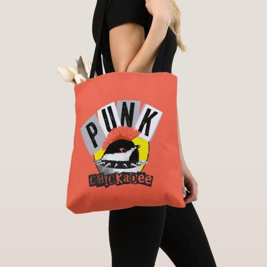 Punk Chickadee トートバッグ (クローズアップ)