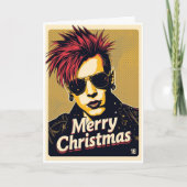punk christmas card カード (正面)
