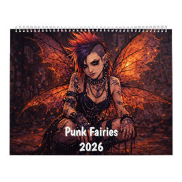 Punk Fairies Wall Calendar カレンダー