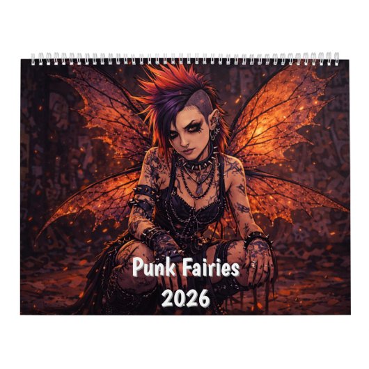Punk Fairies Wall Calendar カレンダー (カバー)