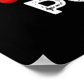 PUnk-inパンクおもしろいロックパンプキンプンダークBG ポスター (角)