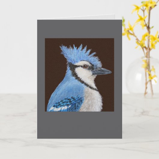 Punk Jay Greetingカード カード (黄色い花)