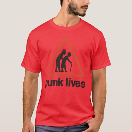 punk lives tシャツ (正面)