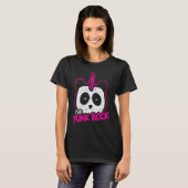 Punk Music Panda Punker Rock Concert Tシャツ (正面フル)