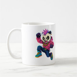 Punk Panda Power コーヒーマグカップ