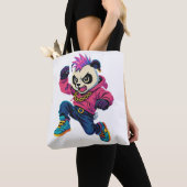 Punk Panda Power トートバッグ (クローズアップ)