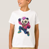 Punk Panda Power Tシャツ (正面)