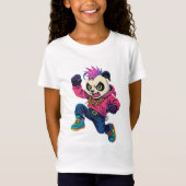Punk Panda Power Tシャツ (正面)