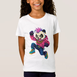 Punk Panda Power Tシャツ