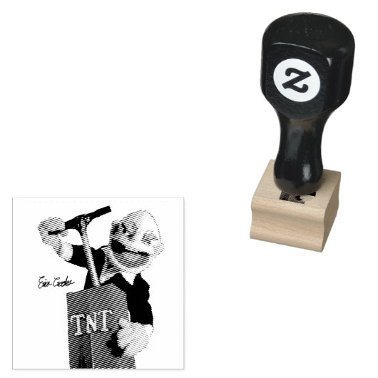 punk puppet with TNT plunger ラバースタンプ (押印)