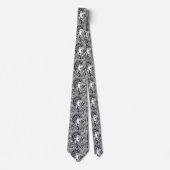Punk Rock Black & White Necktie ネクタイ (正面)