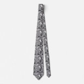 Punk Rock Black & White Necktie ネクタイ (正面)