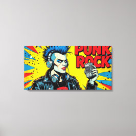 PUNK ROCK FOREVER キャンバスプリント