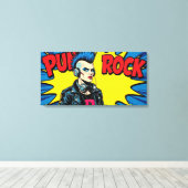 PUNK ROCK FOREVER-5 キャンバスプリント (インサイチュ (ウッドフロア))