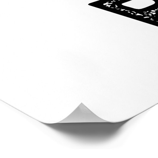 Punk Rock Funny Music Pun  ポスター (角)