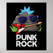Punk Rock Funny Music Pun Dark BG ポスター (正面)