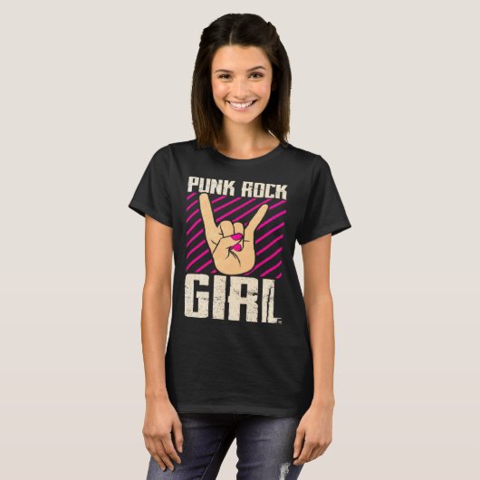 Punk Rock Girl 2 Tシャツ (正面フル)