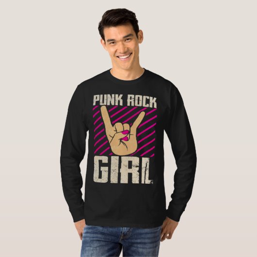 Punk Rock Girl 2 Tシャツ (正面フル)