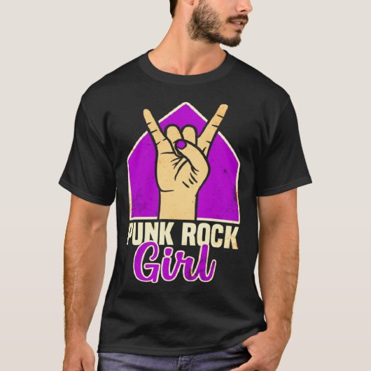Punk Rock Girl Tシャツ (正面)