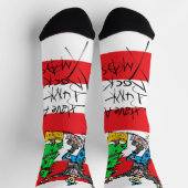 PUNK ROCK XMAS ソックス (上部)