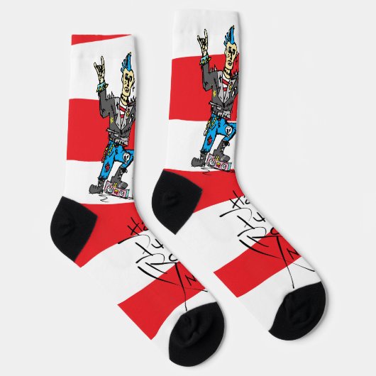 PUNK ROCK XMAS ソックス (右)