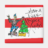 PUNK ROCK XMAS マグネット (正面)