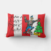 Punk Rock Xmas  ランバークッション (正面)
