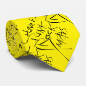 PUNK ROCK XMAS in Yellow ネクタイ (ロール)