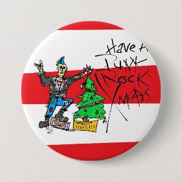 PUNK ROCK XMAS Pin 缶バッジ