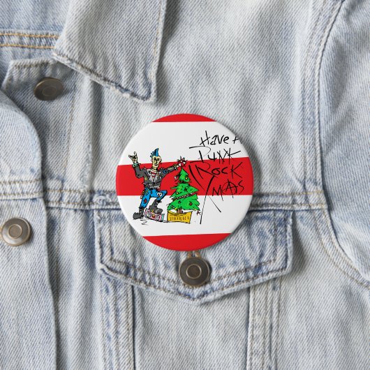 PUNK ROCK XMAS Pin 缶バッジ (インサイチュ)