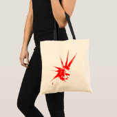 punkgirlの赤 トートバッグ (正面(商品))