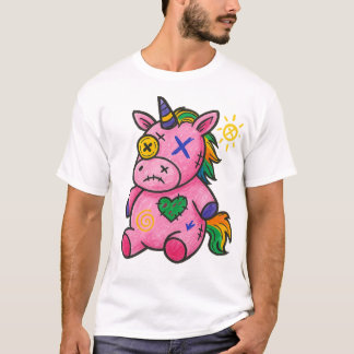 Punkicorn — 悲しくて可愛い tシャツ