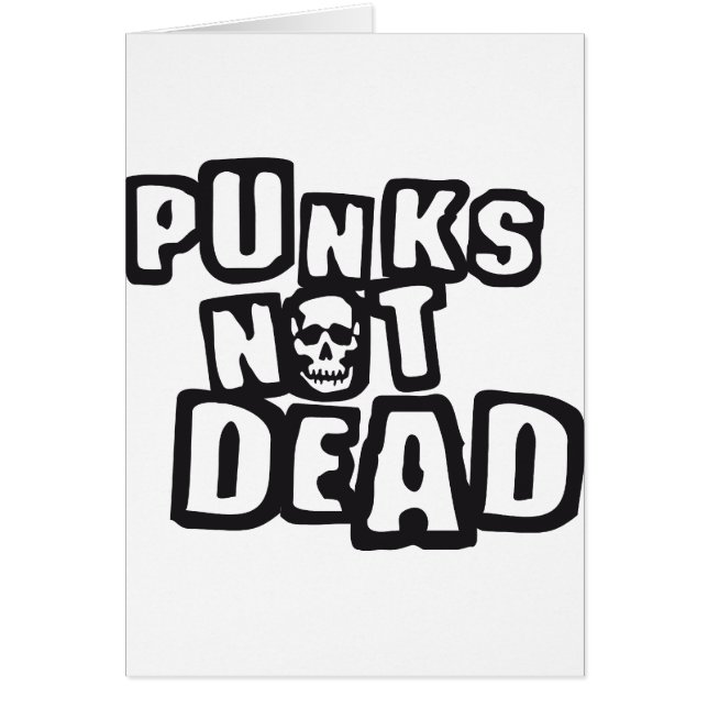 punks not dead (正面)