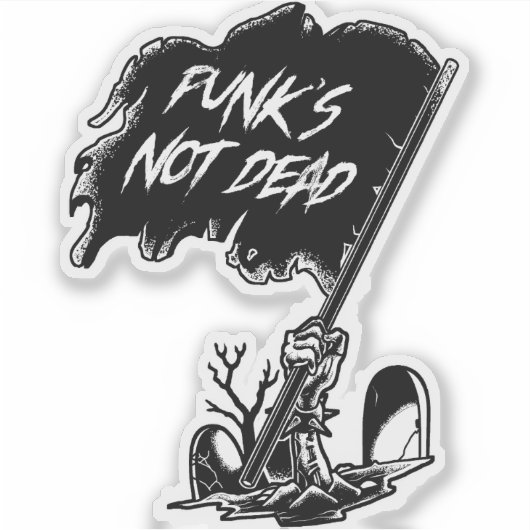 Punk's Not Dead  シール (正面)
