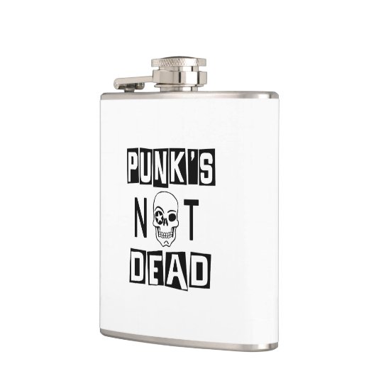 PUNK'S NOT DEAD フラスク (左)