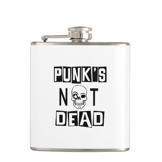 PUNK'S NOT DEAD フラスク (正面)